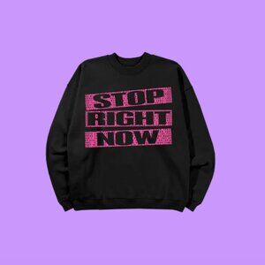 Spice Girls Stop Lyrics Pullover Sweatshirt